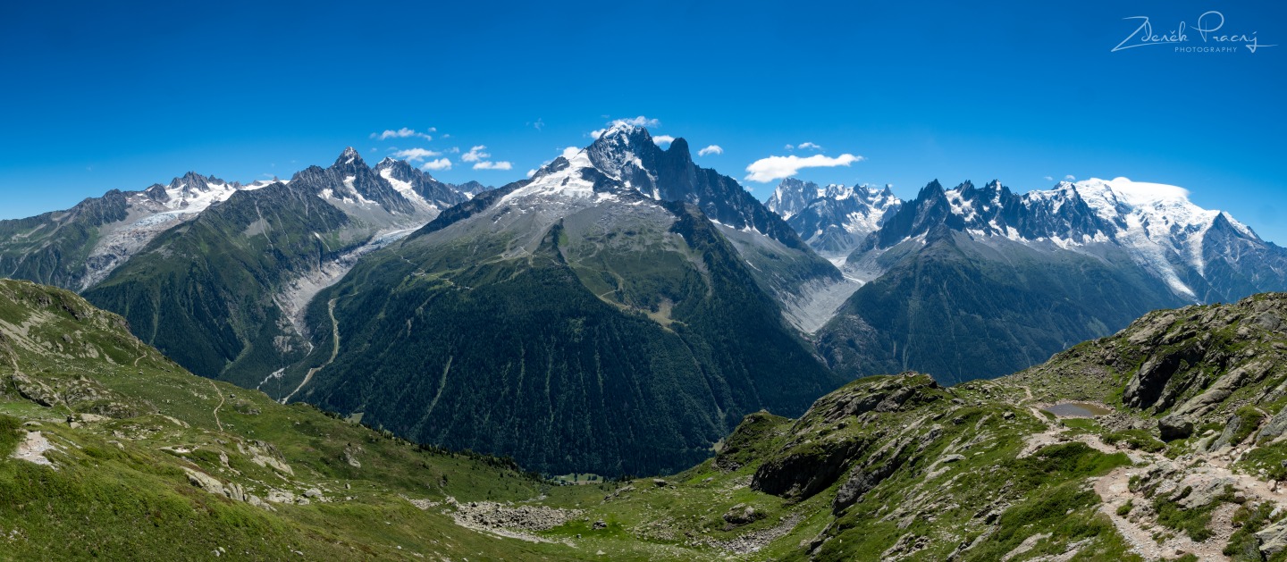 Jižní balkon Mt. Blancu