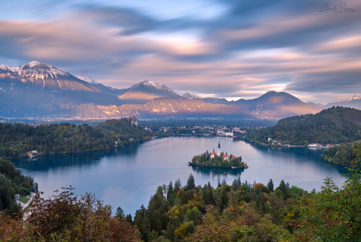 Podzimní jezero Bled