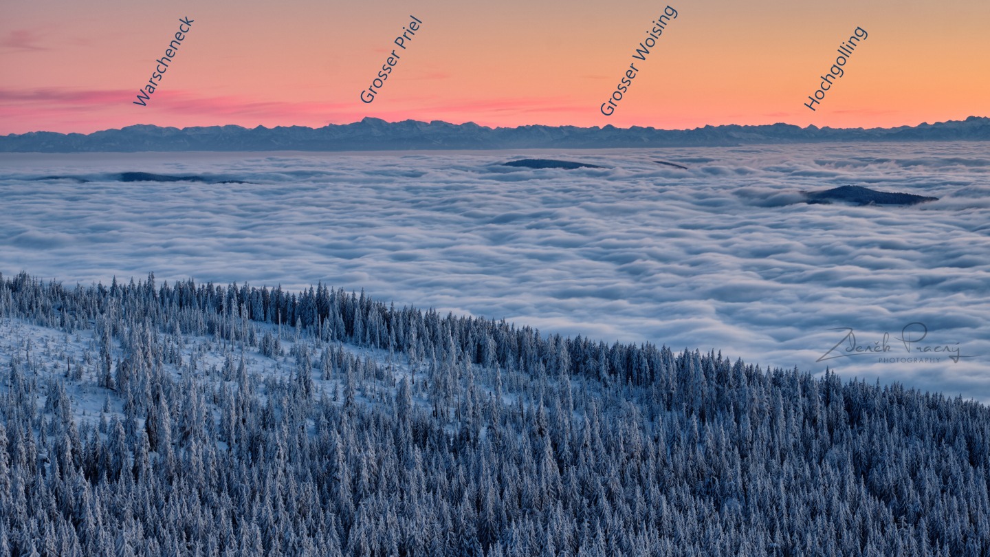 Totes Gebirge z Třístoličníku